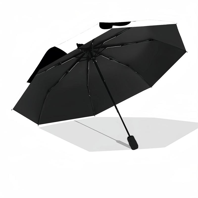 1 pièce Parapluie Automatique Robuste à 8 Baleines, Parapluie Vintage à Imprimé Vache, Imprimé Numérique, Parapluie Pliable pour Utilisation Extérieure en Déplacement
