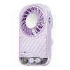 USB Rechargeable Portable Mini Desktop Fan with Digital Display and High-Speed Semiconductor Cooling