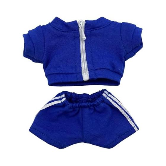 Stuffed clothes-stuffed toy-clothes-20cm-doll-jersey (blue, 20cm)