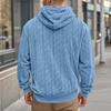 Europäisches Jacquard Teddyfleece Herren Kapuzen-Sport-Freizeit-Sweatshirt - Herbst/Winter Kollektion