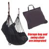 Tragbarer Hängesessel Hängesessel Schaukelstuhl Sitz mit 1 Kissen für Garten Outdoor/Indoor Modische Hängemattenschaukeln