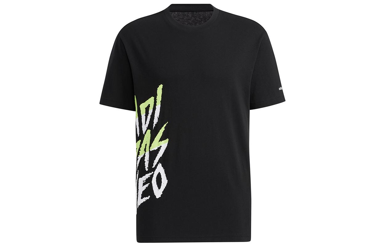 Adidas Neo T Shirts Men s Black Crew Neck Moderate HC3831 S