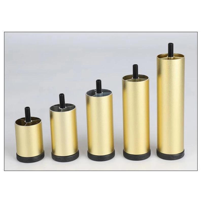 4 Stück verstellbare Möbelfüße M8 Aluminiumlegierung Tischbeine für TV-Schrank, Kleiderschrank, erhöhte Kühl-, Waschmaschinenfüße