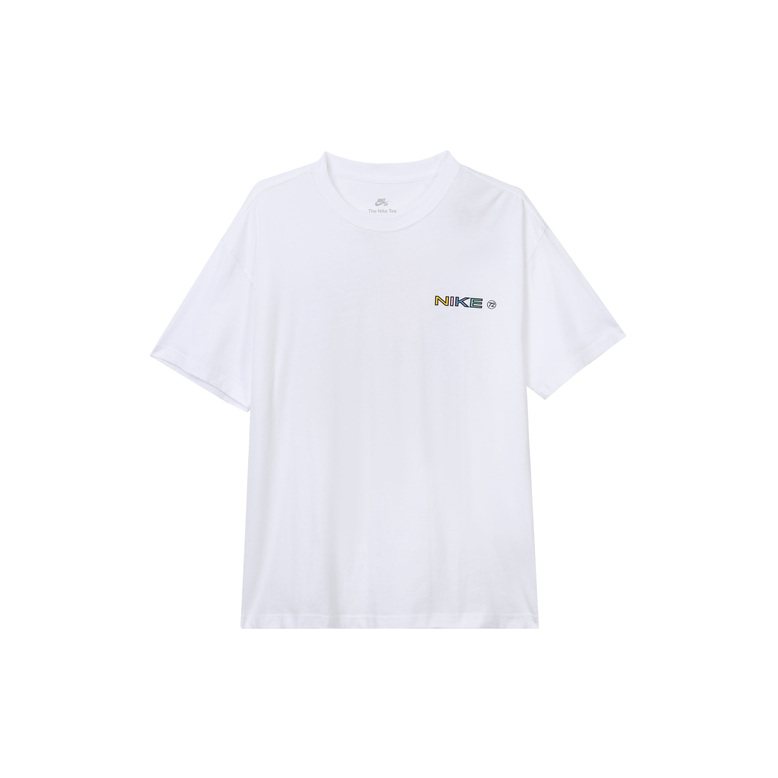 

Nike SB Футболка мужская с мультяшным принтом, прямая, повседневная, в американском винтажном стиле, с коротким рукавом, топы, белая DR7762100 XL