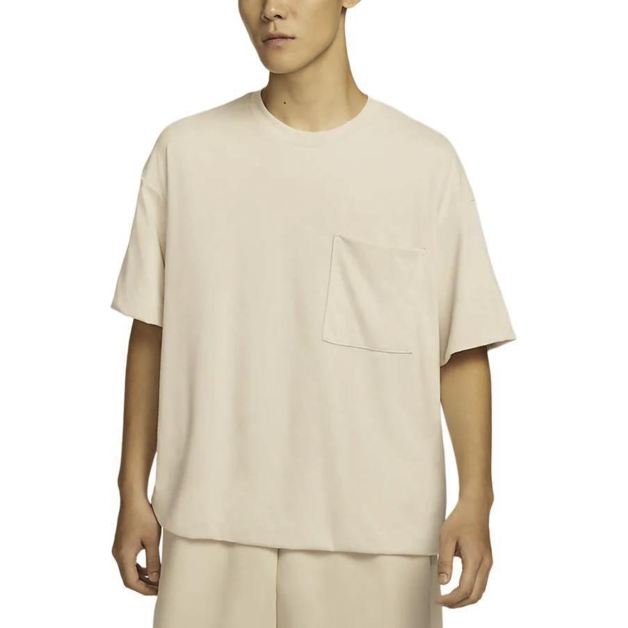 Nike Tech Dri-FIT ADV Solid Quick-Dry Outdoor Casual Crew Neck Short Sleeve T-Shirt Men Tops Light-Redwood FZ7561-104