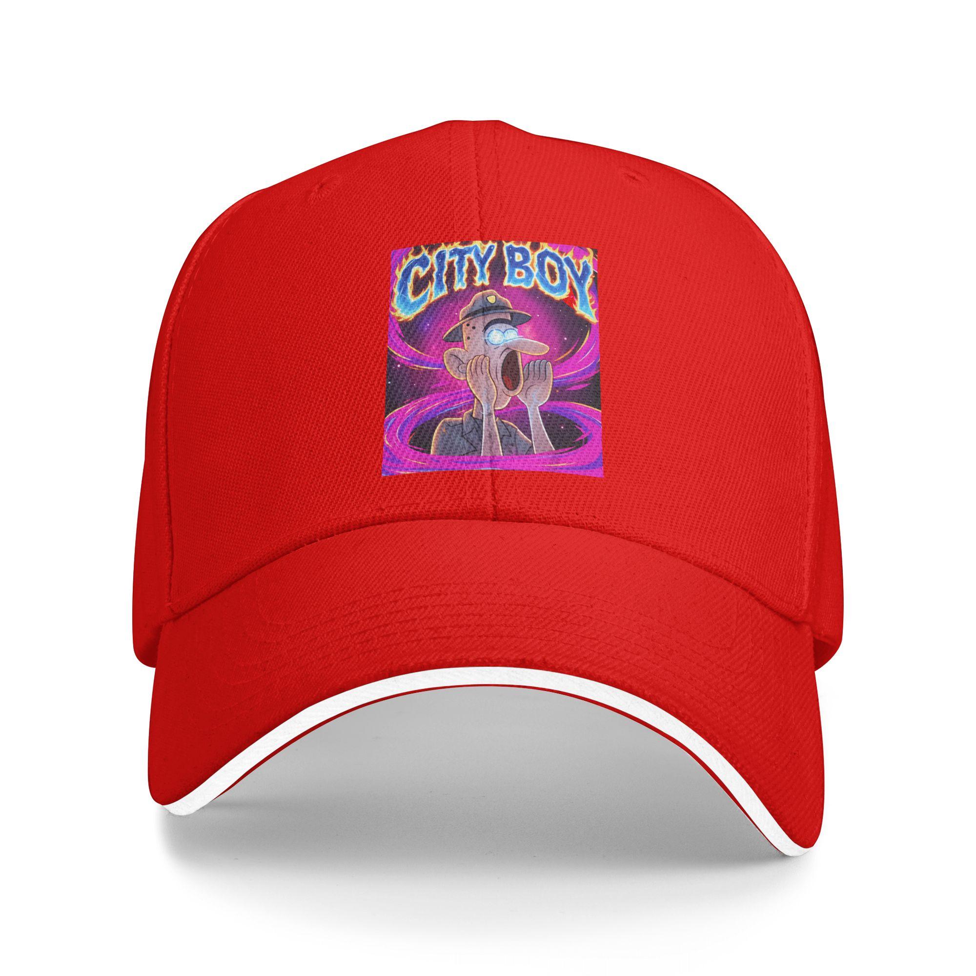 

Summer Casual Baseball Cap City Boy Brainrot Meme Reaction Loud Funny Cartoon Outdoor Sunscreen y2k Cool Snapback Cap One Size