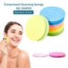  50/100Pcs Compressed Natural Cellulose Facial Cleansing Sponge
