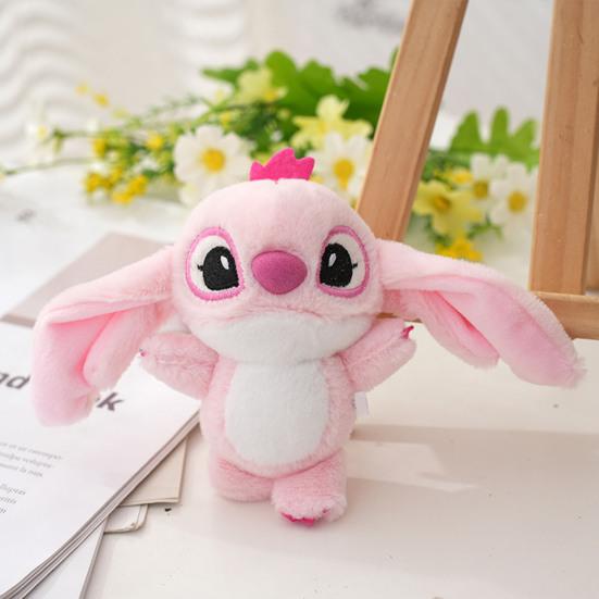 12cm Cartoon Doll Pendant PP Cotton Fully Filled Cute Alien Doll Plushie Ornament Soft Monsters Pendant Stuffed Animal Doll Toy Backpack Decor