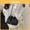 Stylish Pu Bucket Bag For Women 2024 Trendy Street Fashion Shoulder Bag In Multiple Colors