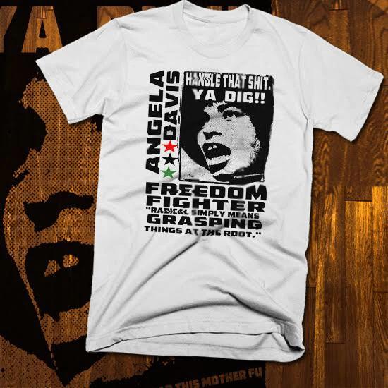 Angela Davis T-Shirt Black History Month Panther Party Civil Rights Tee 3XL