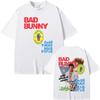 T-shirt Rétro Harajuku Style Album Bad Bunny Vêtements pour Fans Haute Définition T-shirts Unisexes T-shirts Unisexes T-shirt Femme Y2k
