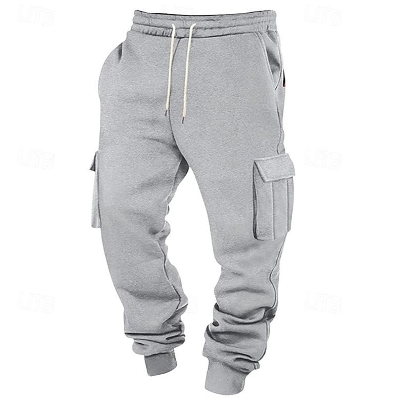 Summer new multi-pocket tooling casual pants men's trend sports long pants