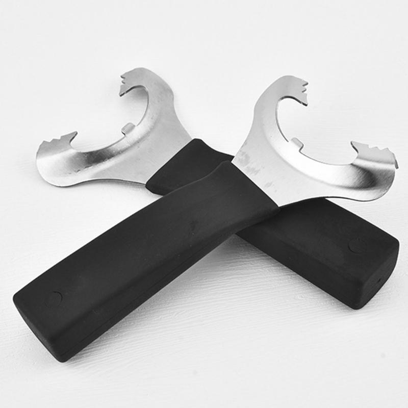 Strong Stainless Steel Can Opener Easy To Maintain Safe Opening Manual Vacuum Seal Jar Lid Lifter For Family And Travel