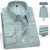 Firstview Men's Old Money Style Striped Business Casual Long Sleeve Shirt
