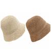 Korean Style Women Sun Hat Solid Color Bucket Hat Casual Straw Fisherman Hat  Girl