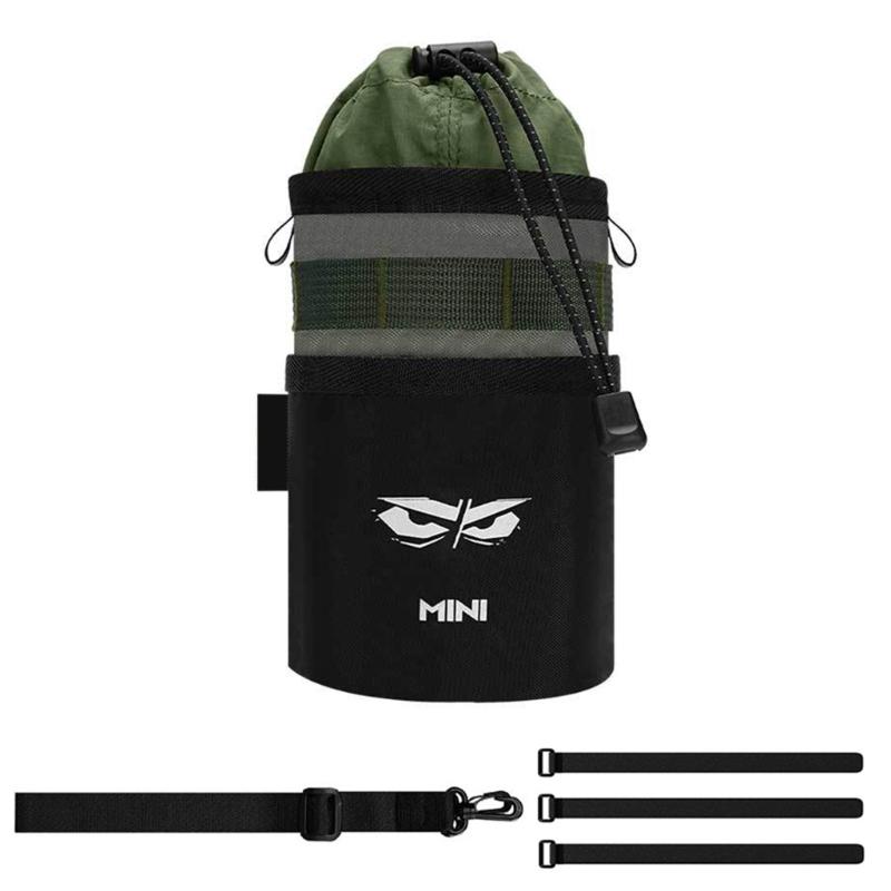 

Light Weight Bike Water Container Holder Cycling Water Bottle Carriers Pouch Front Frame Rack Bag Seatpost Cage Holder чёрный
