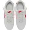 Nike Cortez Easy On Comfortable Slip Resistant Durable Low Top Kids Casual Shoes Kids Sneaker White Red DM0951-113