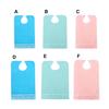 Adult Bibs Waterproof Oil-resistant PVC Elderly Patients Reusable Saliva Towel for Dining