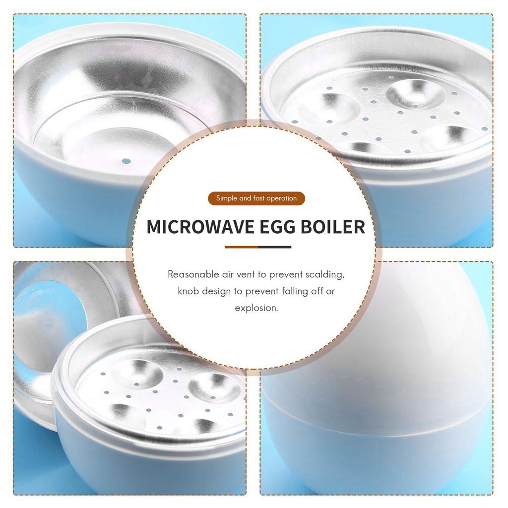 Buy Egg Pod Microwave Egg Boiler Cooker Egg Steamer Perfectly Cooks Eggs and Detaches the