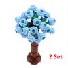 Bausteine Baum Blume Sets Stadt Pflanze Garten Bonsai Wald Natürliche Stadt Straßenansicht Park Dschungel MOC Modell Spielzeug Für Kinder