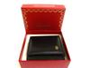 Authentic Cartier Pasha de Cartier Black Leather Gold H/W Coin Purse #b237  Open box
