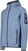 Куртка CMP Man Jacket Knitted Fix Hood (3H60847N) Knitted Fix Hood Jacket (3H60847N) dusty blue-stone