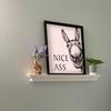 Abstract Funny Animals Donkeys Poster Print Painting Nice Ass Quote Canvas Wall Art Pictures For Home Bathroom Decor