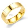 1-2mm Thin Stackable Ring for Women Stainless Steel Gold Plated Plain Wedding Band Comfortable Fit Size 5-10# Fashion Jewelry
