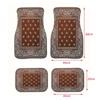4Pcs Heavy Duty Persian Carpet Bohemian Car Floor Protector Rugs  for Front Rear Seats