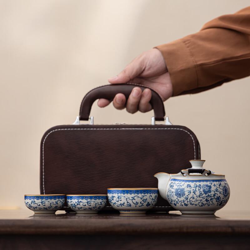 Yuzhuxun Chinese Ceramic Travel Tea Set