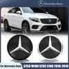 AABGS1 1pcs Front Grille Emblem Logo For Mercedes Benz W253 GLC X253 GLE W166 C292 GLS X166 16-19 Badge