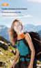 Rechargeable Waist Clip Fan: Portable Outdoor High-Speed Fan with Digital Display for Camping and Neck Use