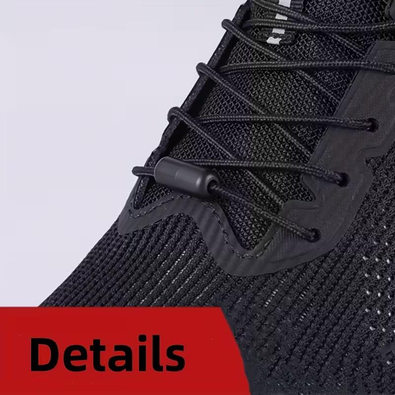 6pcs Set/1 Pair Boomerang Style No-Tie Shoe Locks, Quick-Adjust Rotating Buckles for Running/Hiking Shoes