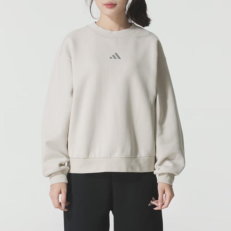 Adidas Soft Comfortable Simple Round Neck Sweatshirt Women tops KC0049