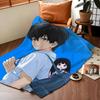 Anime H-Hyouka Throw Flannel Cozy Print Blanket, Portable, Durable Machine Washable Cute Cool