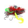 HENGJIA 2.6oz Lead Head Jig Hooks Spinnerbait Soft Grub Lures Tackle Pack of 4