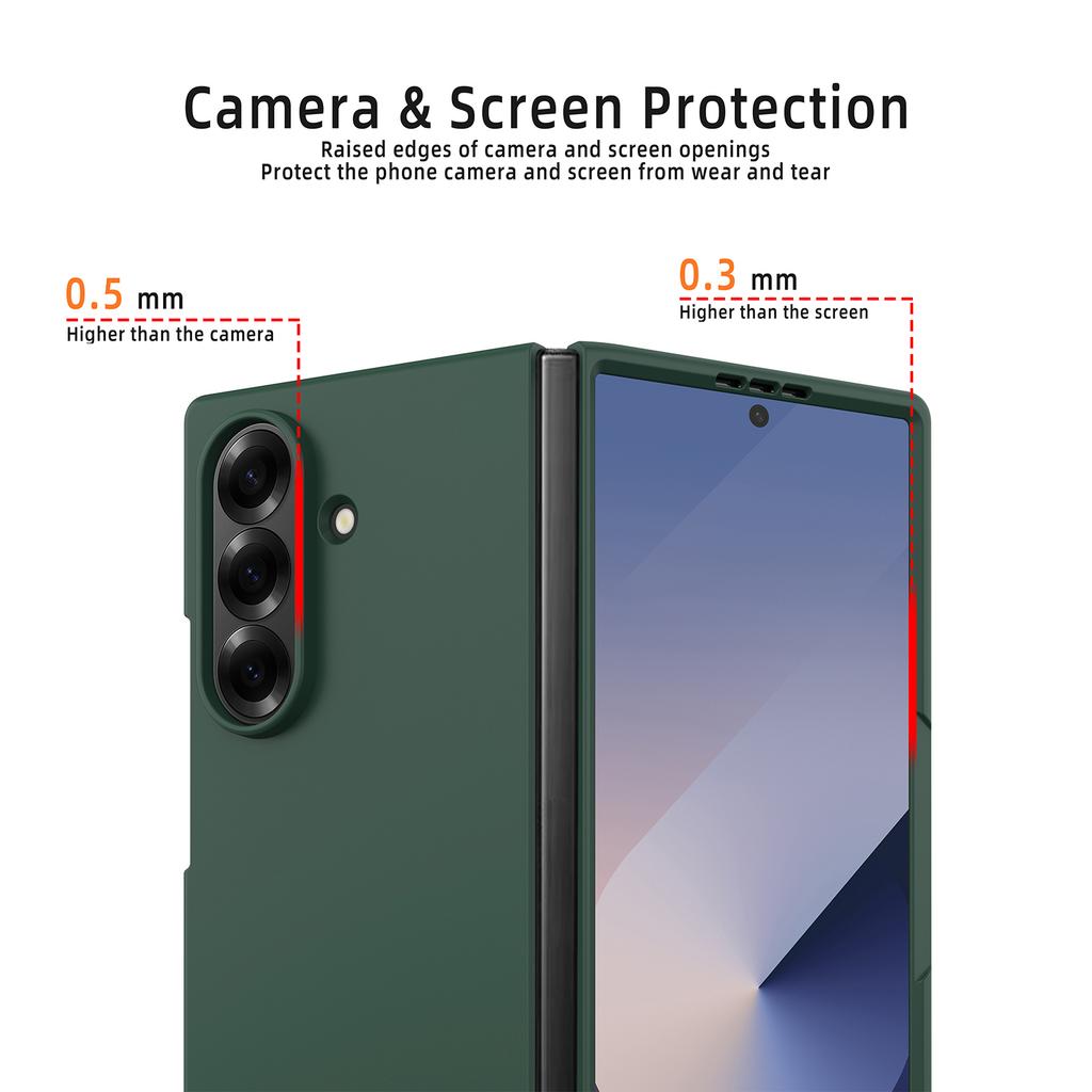 For Samsung Galaxy Z Fold7 5G Case Skin-Feel Anti Shock Hard PC Protective Phone Cover