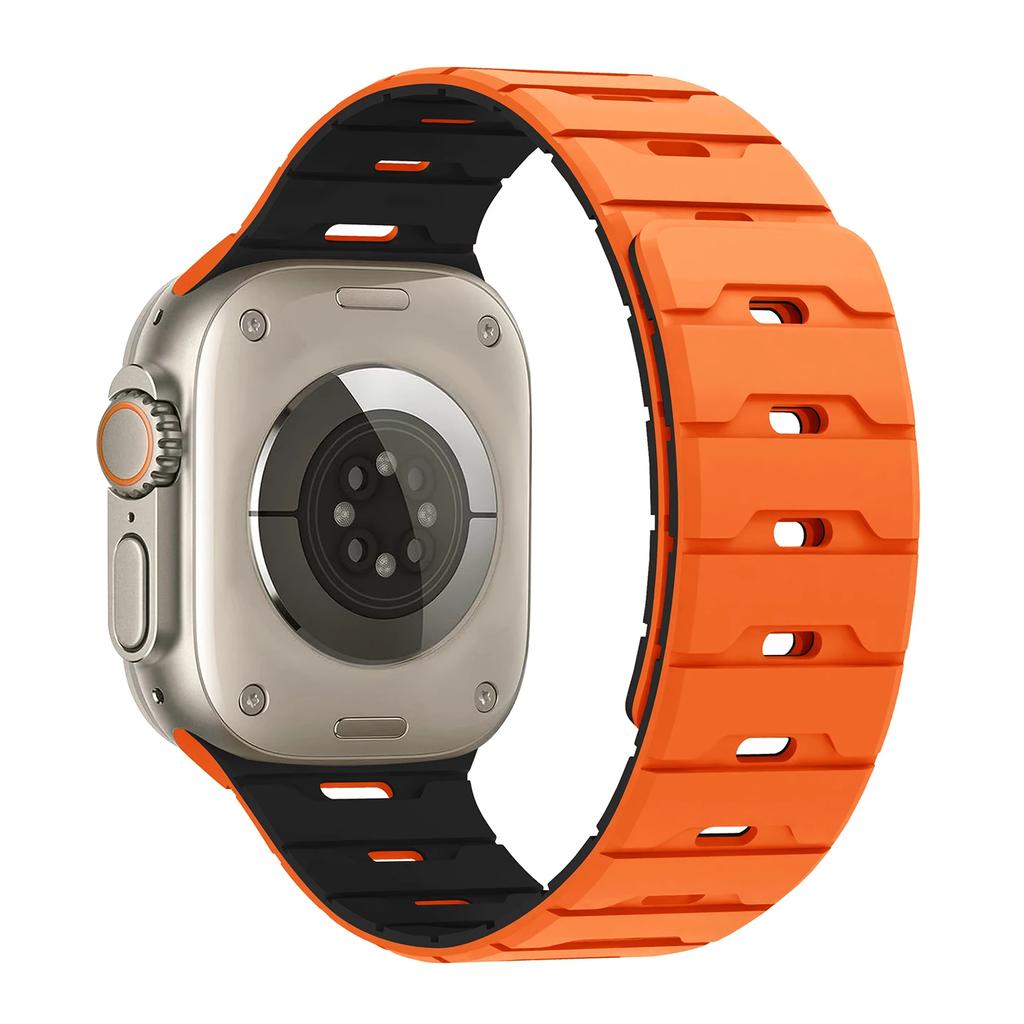 Magneitc Strap For Apple Watch Ultra 3 2 Band 49mm 45mm 41mm 40mm 44mm Silicone Band 38mm 42mm iWatch Series11 10 9 8 SE 7 6 5