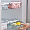 Retractable Kitchen Fridge Organizer Slide Under Shelf Drawer Box Rack Holder