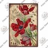 Putuo Decor Flower Vintage Tin Sign Plaque Metal  Retro Wall Art Poster for Garden Living Room Club Decoration