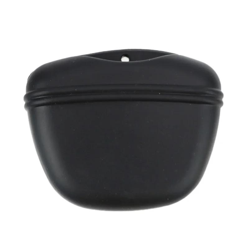 

Силиконовая сумка для лакомств для собак, портативная поясная сумка для дрессировки собак, уличная кормушка для щенков, сумка для закусок, сумка для хранения наград, товары для домашних животных чёрный