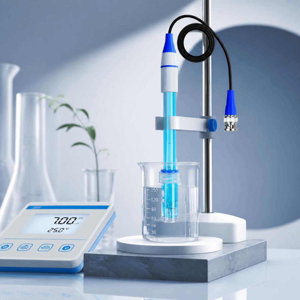 Glass Body High Precision pH Sensor Probe pH Composite Electrode Industrial Water Quality Analysis