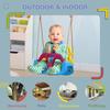 3 in 1 Detachable Kids Swing Seat with Seatbelt. Adjustable Rope for Indoor. Outdoor. Light Blue