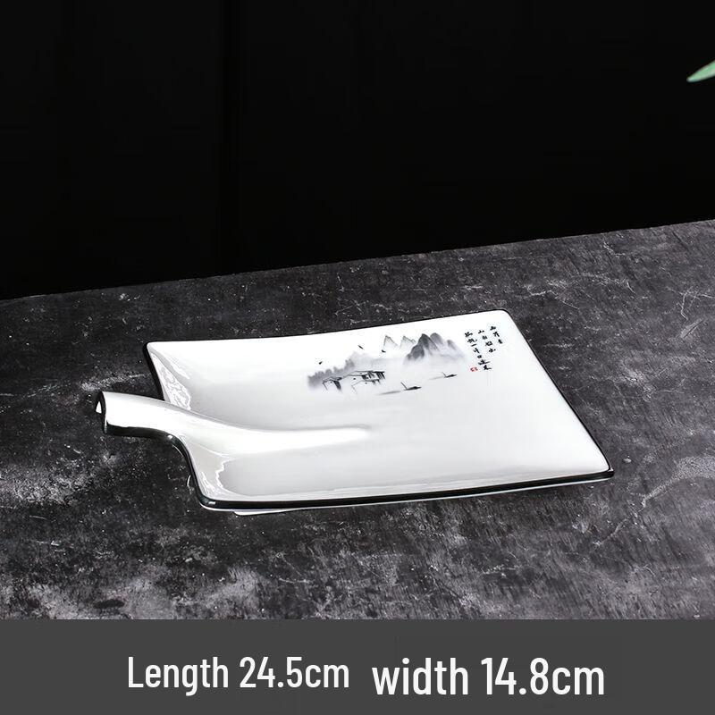 Shengjia 10-inch Oval Ceramic Serving Plate