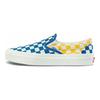 Vans Style 98 Low Top Skate Shoes Blue Yellow Checkerboard Unisex Sneakers VN0A3JEX45U