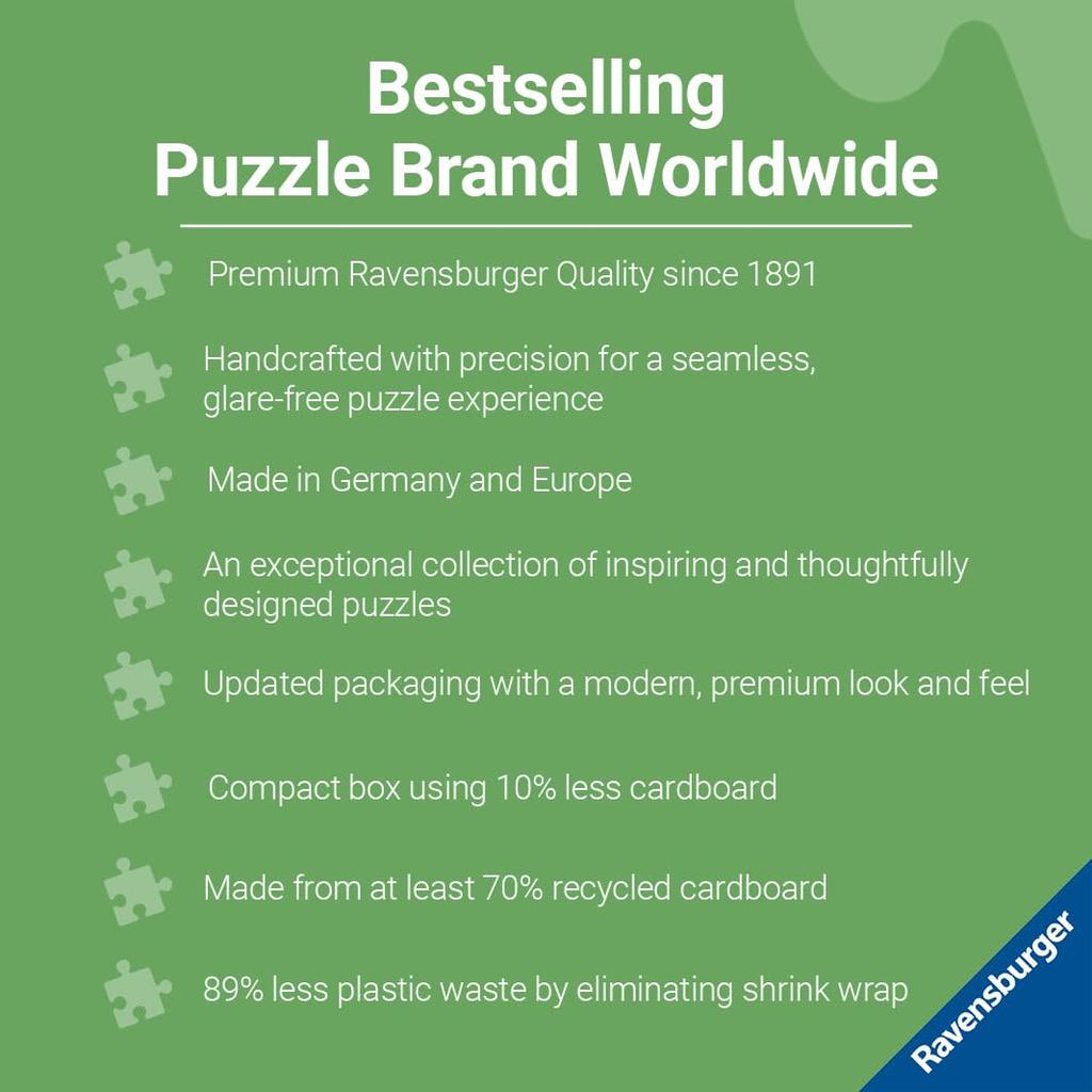 Ravensburger Animal Globe 3D Puzzle, 180 Pieces, Finished Size: 20cm Diameter, 12338 4, Ages 6+ [Puzzle, 3D Puzzle, Gift (Birthday/Christmas)]