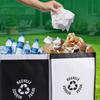 Zwart wit Keuken Waterdichte Zakken Compartiment Huis Sorteren Grote Milieu Afval Opslag Capaciteit Bakken Recycling