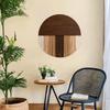 Handmade Round Retro Woven Wall Tapestry: Artful Decor for Living Room or Entrance
