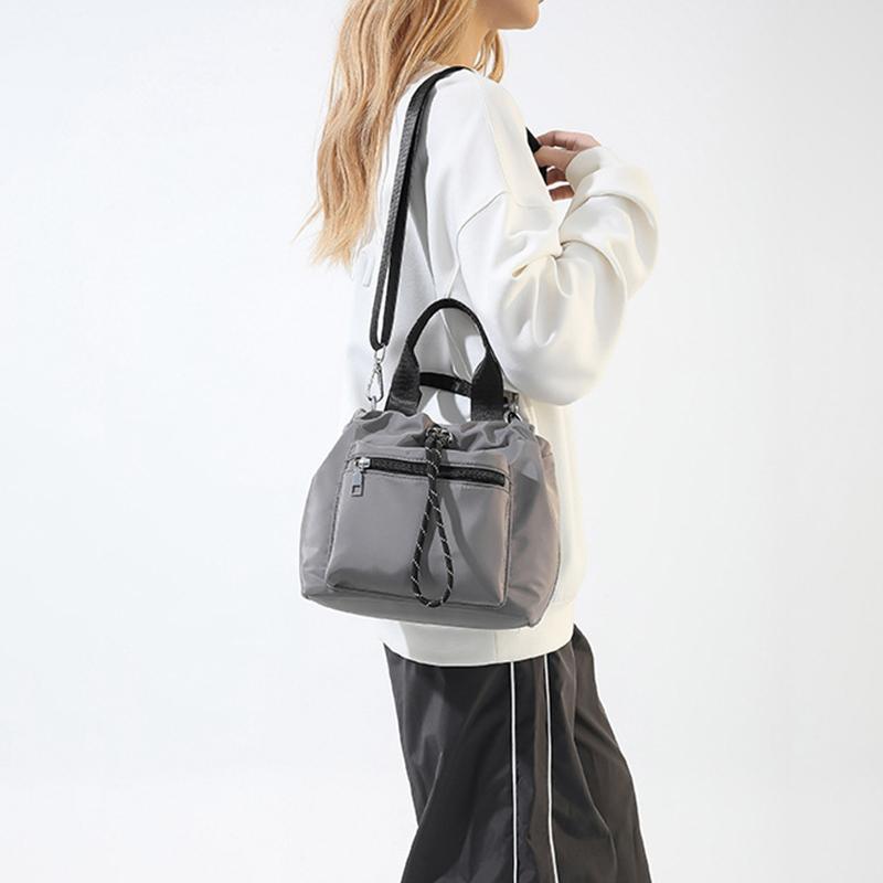 Women's Fashion Casual Drawstring Bucket Bag, Versatile Shoulder & Crossbody Mini Everyday Chic Essentials Bag KTB