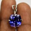 14.75 Ct Ceylon Blue Sapphire 925 Sterling Silver Pendant Natural Certified
